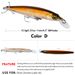 Brand Lure 11cm Laser Minnow With Blood Slot Hook 10.5g Hard Bait 6 Colors DW481_desvips.com