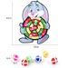 Dart Board For Kids With 3 Sticky Balls Indoor Outdoor Sport Party Games Cartoon Animal Dart Board Toys Christmas Gift_desvips.com