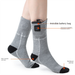 Heating For Men And Women, Foot Warmers, Winter Thermal Adjustable Rechargeable Ski Socks, Three-Level Temperature_desvips.com