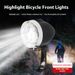 Bicycle Mountain Bike USB Rechargeable 3LED Light Front Lighting Riding Gear_desvips.com