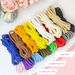 Assorted-Color 3mm Round Elastic Cord, 30 Yards, Stretchy String_desvips.com