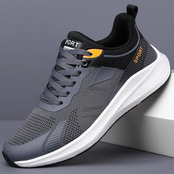 Men's Sports Shoes, Mesh Surface, Breathable, Casual, Shock-absorbing, Fashionable, Non Slip, Soft Sole, Versatile,_desvips.com