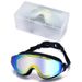 Adult Uniex High-Definition Waterproof Anti-Fog Multi-Color Silicone UV Protection Small Frame Profeional Swim_desvips.com