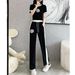 tracksuits for women loose sports set solid color hoodi weatshirts casual sets long sve tops pants female clothing_desvips.com