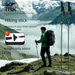 Aluminum Alloy Foldable Trekking Pole, Carbon Ultra-light Telescopic Walking Stick, Portable Outdoor Hiking Cane_desvips.com
