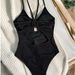 Hot-selling One-piece Swimsuit For Women, Sexy European And American Style, Cutout Bikini Swimsuit, Slim Fit, Perfect For Beach Vacations._desvips.com