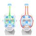 New silicone full dry anti-fog breathing tube adult full face big frame snorkeling mask diving goggles_desvips.com