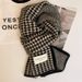 New Classic Houndstooth Double-sided Scarf For Women In Autumn And Winter Warm And Fashionable Knitted Scarf_desvips.com