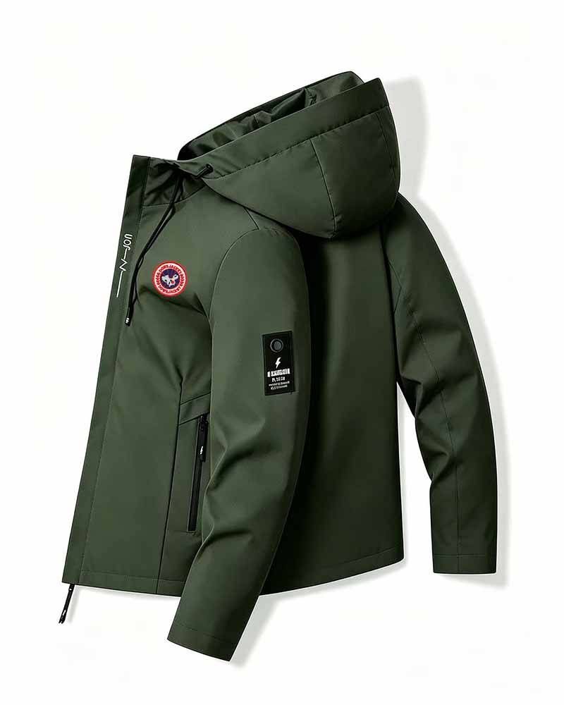 Women's Clothing New Lightweight Windproof Hooded Jacket (Spring/Autumn/Winter) – Unisex Casual Utility-Style Sports Jacket With Stylish Patterns_desvips.com
