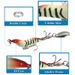 Lure Bait Long Throw Full Attack Shrimp Metal Bait VIB Blood Groove Hook Chicken Claw Hook Rotating Sequin Simulation Bait Fishing Gear_desvips.com