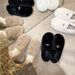 2023 New Autumn And Winter One Step Padded Veet Warm Cotton With Bean Single Shoes_desvips.com