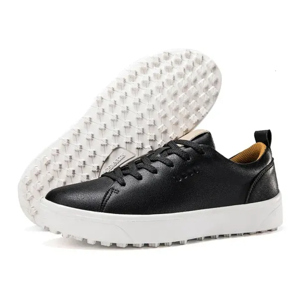 Professional Golf Shoes Men Women Outdoor Leather Sneakers For Male And Female Golfers Black Brown Fashion Soft 241213_desvips.com