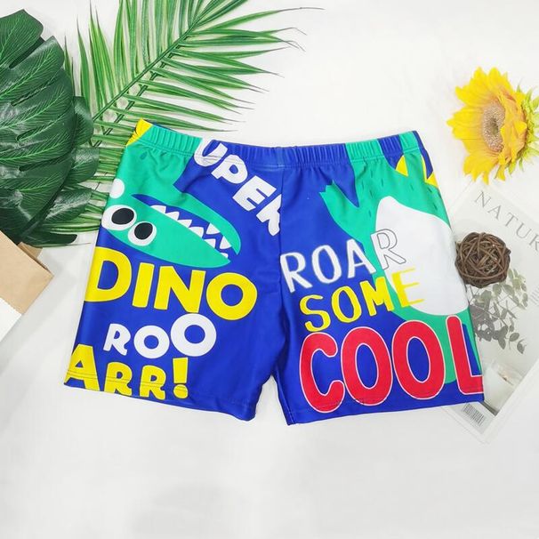 Boys' Trunks, New Swimming Gear For Older Children, Comfortable Fabric With Elastic Ties, Boys' Student Diving Swimwear_desvips.com