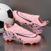 Cross-Border Soccer Shoes For Children And Teenagers, Elementary School Students, Long Short Spikes, Low-Top Sports_desvips.com