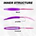 D1 Surf Fishing Lure 6pcs/box Spoon Fishing Lures Trolling Hard Plastic Bait 45mm/1.2g Rolling For Pike Bluefish Tackle_desvips.com