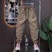 001 Spring And Autumn New Fashion Versatile Trendy Comfortable Cargo Men's Sports Outdoor Casual Loose Jogger Pants_desvips.com