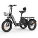 PVY F20 Foldable Electric Tricycle, 48V 21Ah Battery,for Seniors & Cargo Hauling_desvips.com