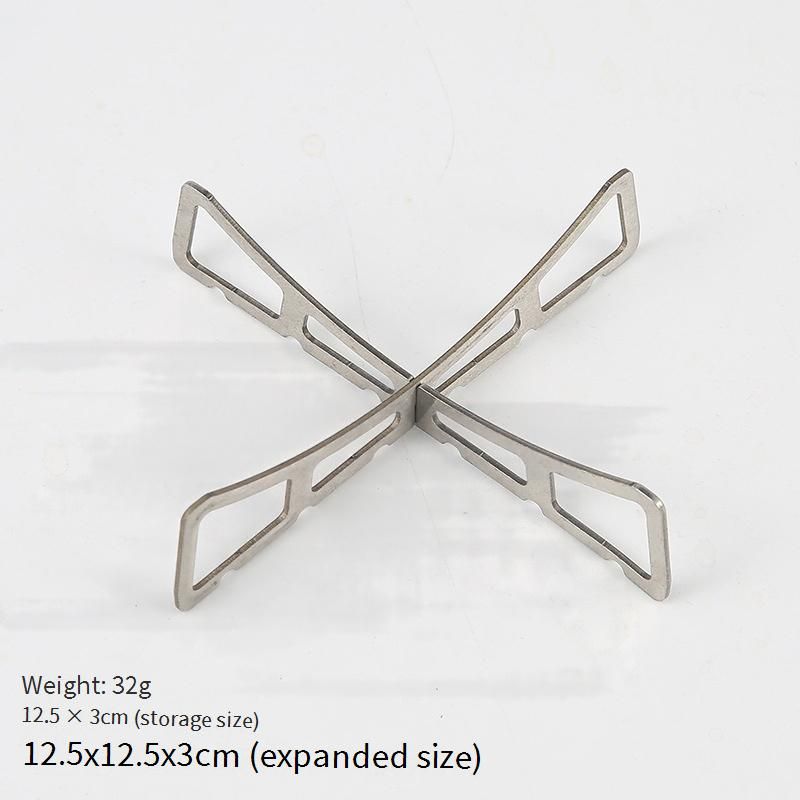 Stainless Steel Steamer Rack - Multi-Purpose For Camping Kitchen & BBQ Foldable & Portable For Outdoor Cooking Perfect For Steam Grill & Picnic_desvips.com