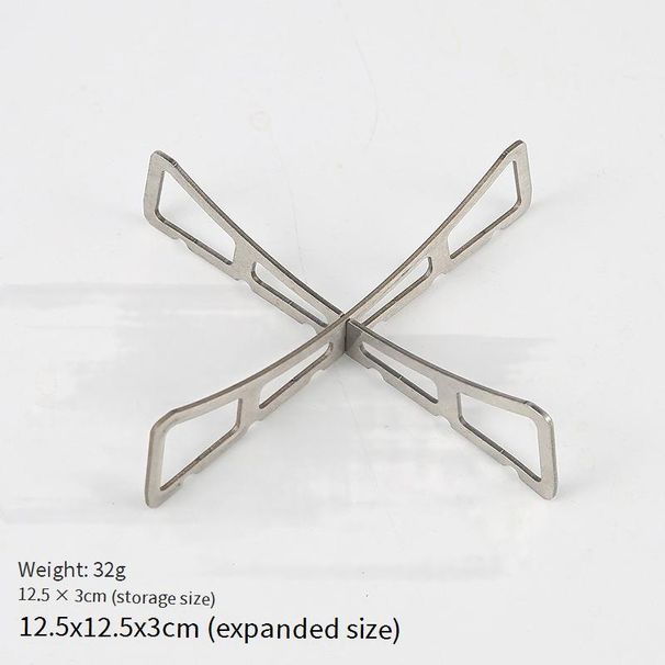 Stainless Steel Steamer Rack - Multi-Purpose For Camping Kitchen & BBQ Foldable & Portable For Outdoor Cooking Perfect For Steam Grill & Picnic_desvips.com