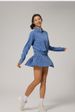 Featherlight Pleated Sports Skirt With Pockets 5A Antibacterial Breathable Women's Activewear_desvips.com