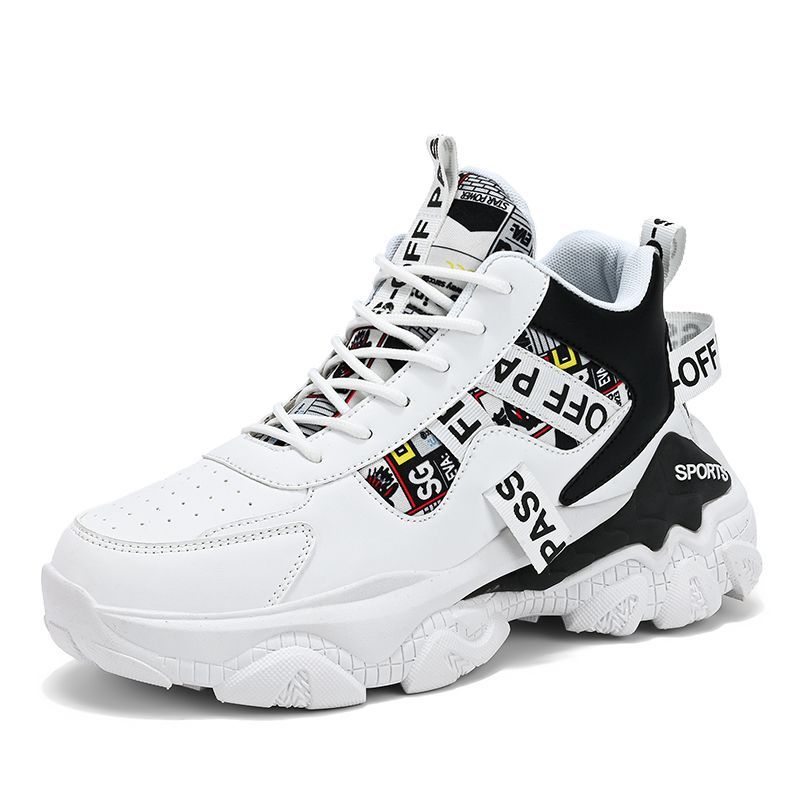 2027 Spring Autumn Fashion Sneakers Jogging Shoes Men High Top Lace-Up Breathable Thick Sole Non-Slip Wear-Resistant Waterproof Running Shoes 39-44_desvips.com
