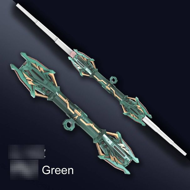 Cool Adult Light Saber Toy - Double-Edged Telescoping Design, Rotating Deployment & 7-Color LEDs, Perfect For Man Cave & Fun Gatherings_desvips.com