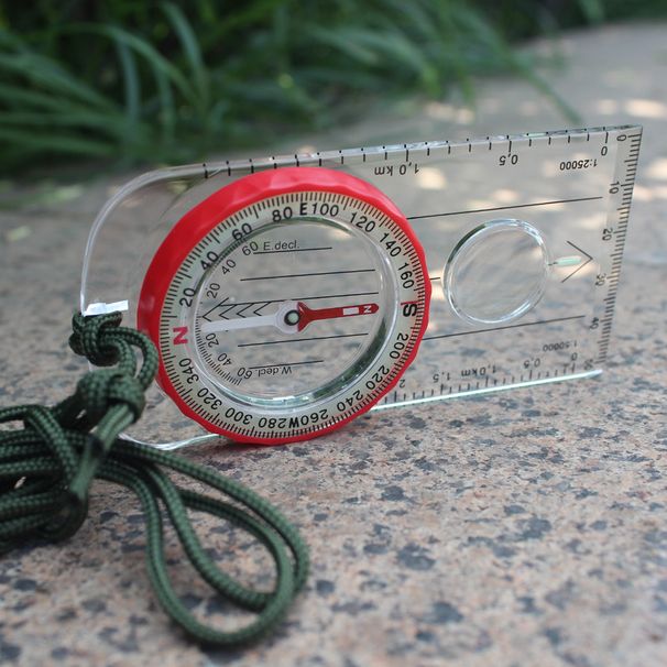 Cross-border New Product: Strong Magnetic Outdoor Children's North Compass, Student Luminous Multifunctional Waterproof Compass_desvips.com