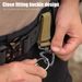 3/5pcs Military Tactical Hanging Nylon Molle Backpack Belt Buckle D-Shaped Outdoor Climbing Carabiner EDC Keychain Hook_desvips.com
