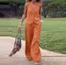 Women's Clothing Summer New Cotton And Linen Sleeveless Vest Vest Trousers Two Piece Suit Female Casual Fashion Suit_desvips.com