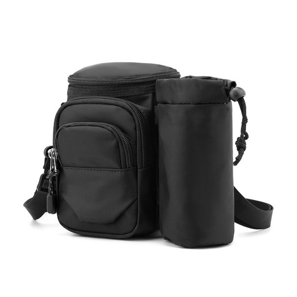 Multifunctional Outdoors Across Leather Belt Vertical Mobile Phone Bag_desvips.com