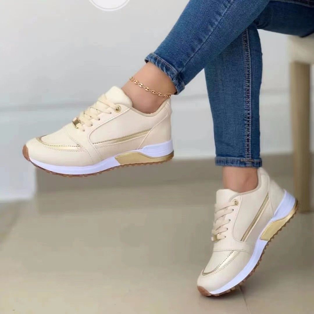 2024 New Large Size Color Matching Women's Sports Comfortable Casual Shoes Jaadu_desvips.com