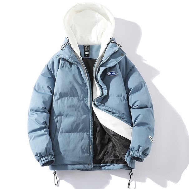 Winter 2024 New Loose Casual Hooded Cotton Jacket Men's Trendy Brand Winter Thick Coat Men_desvips.com