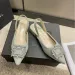 Crystal Hot Women's Slingback Pumps Comfortable Triangle Heel Wedding Party Plus Size 42 - Shoes, & Bride,_desvips.com