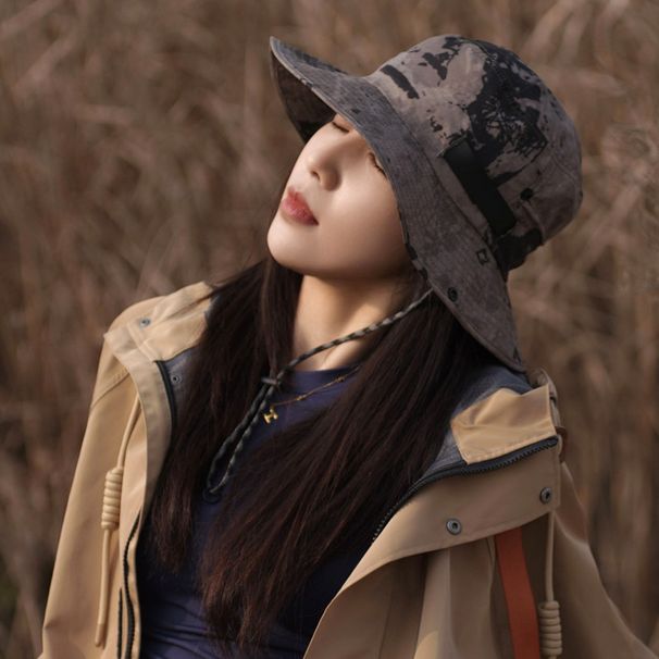 Women's Camping Fisherman Hat - UPF 50+ Sun Protection With Foldable Brim For Hiking & Outdoor Activities_desvips.com