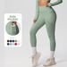 High Waisted Tight Fit Yoga Pants Quick Drying Bare Feel with Pocket for Outdoor Running And Fitness Hip Lifting Sports Long Pants_desvips.com