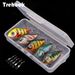 TREHOOK 5pcs/Box Slow Sinking Jerk Baits Pike Wobblers 6cm 13g Winter Fishing Lures Set Ratlin VIB Lure Jerkbait Quality Hooks_desvips.com