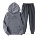 Men And Women Fleece Sweatshirt Autumn Winter Heart Pattern Hoodie Trendy Brand New Men's Set_desvips.com