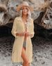 2025 New Cross-Border Style Beach Vacation Bikini Sunscreen Jacquard Shirt Cover-Up_desvips.com