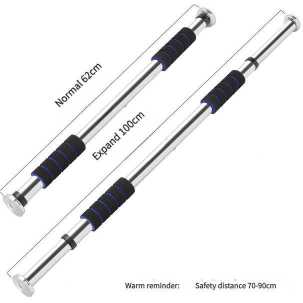 Home No-Drill Door Bar Indoor Pull-Up Frame Trainer Adult Fitness Equipment_desvips.com