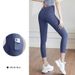 Women's High - Waisted Butt - Lifting Yoga Pants With Mesh Side Pockets, Elastic Compression Sports Leggings For Running, Yoga And Fitness_desvips.com