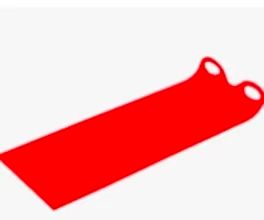 60 Silk Snowboard Foldable Mini Multi-Functional Ski Hollow Handle Freestyle Directional Children's Sandboard_desvips.com