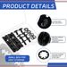 25 Piece Football Backplate Screw Set. Backplate Hardware Includes Truss Head Slotted Fasteners And Washers._desvips.com