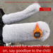 Electric Scooter Gloves Winter Cold-Proof Warm Rabbit Fur Motorcycle Tricycle Handlebar Brake Covers_desvips.com