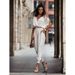 Women V-neck pocket jumpsuit with elastic waist casual pants_desvips.com