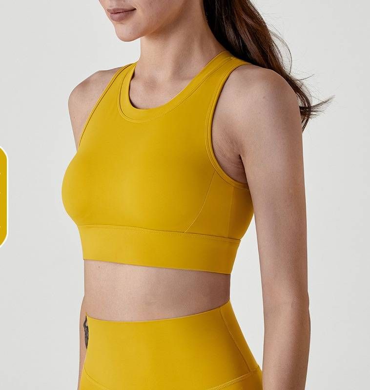 2026SwayneHigh-strength, Push-up, Shock-absorbing, Semi-fixed Cup Sports Bra For Women, Anti-shock, Backless, Yoga Top, Fitness Bra For Women._desvips.com