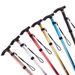 Five Section Folding Ultra Short Trekking Cane Climbing Tourism Mountaineering T Handle Cane Five Speed Adjustment Telescopic Cane_desvips.com