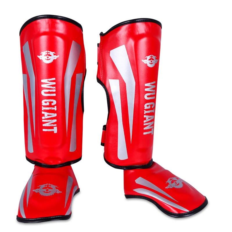 Sports & Outdoor Thai Shin Guards With Instep Protection – High-Density Foam Padding For Kickboxing, MMA, And Martial Arts Training_desvips.com