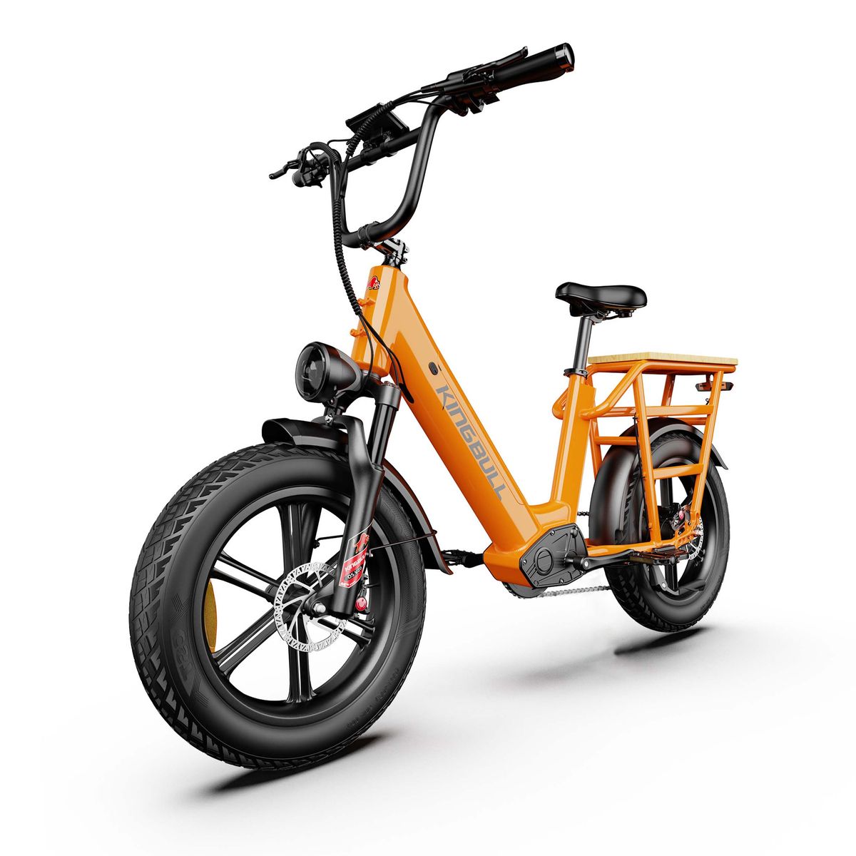 KINGBULL Voyager 2.0 Electric Bike, 48V 15Ah Removable Battery Hydraulic Disc Brakes_desvips.com