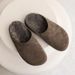 Genuine Leather Wool For Women, Thick Sole, Warm, Closed Toe, Half Lazy, Thickened And Fleece Lined_desvips.com