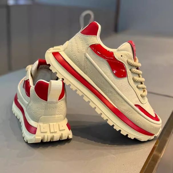 Unbeatable Quality Men's Autumn/winter 2024 New Item, Youth Sports Soft Soled Running Casual Height Increasing Black Dad Shoes_desvips.com